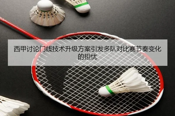 西甲讨论门线技术升级方案引发多队对比赛节奏变化的担忧